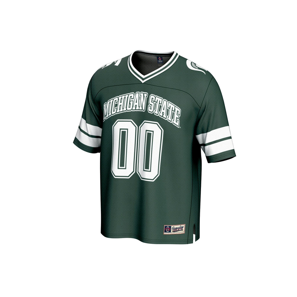 Michigan State Spartans NIL Pick-A-Player Football Fashion Jersey - Green
