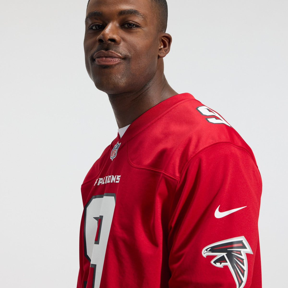 Atlanta Falcons Michael Penix Jr. Red Game Football Jersey
