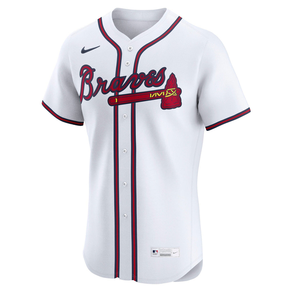 Atlanta Braves Matt Olson White Home Elite Player Baseball Jersey