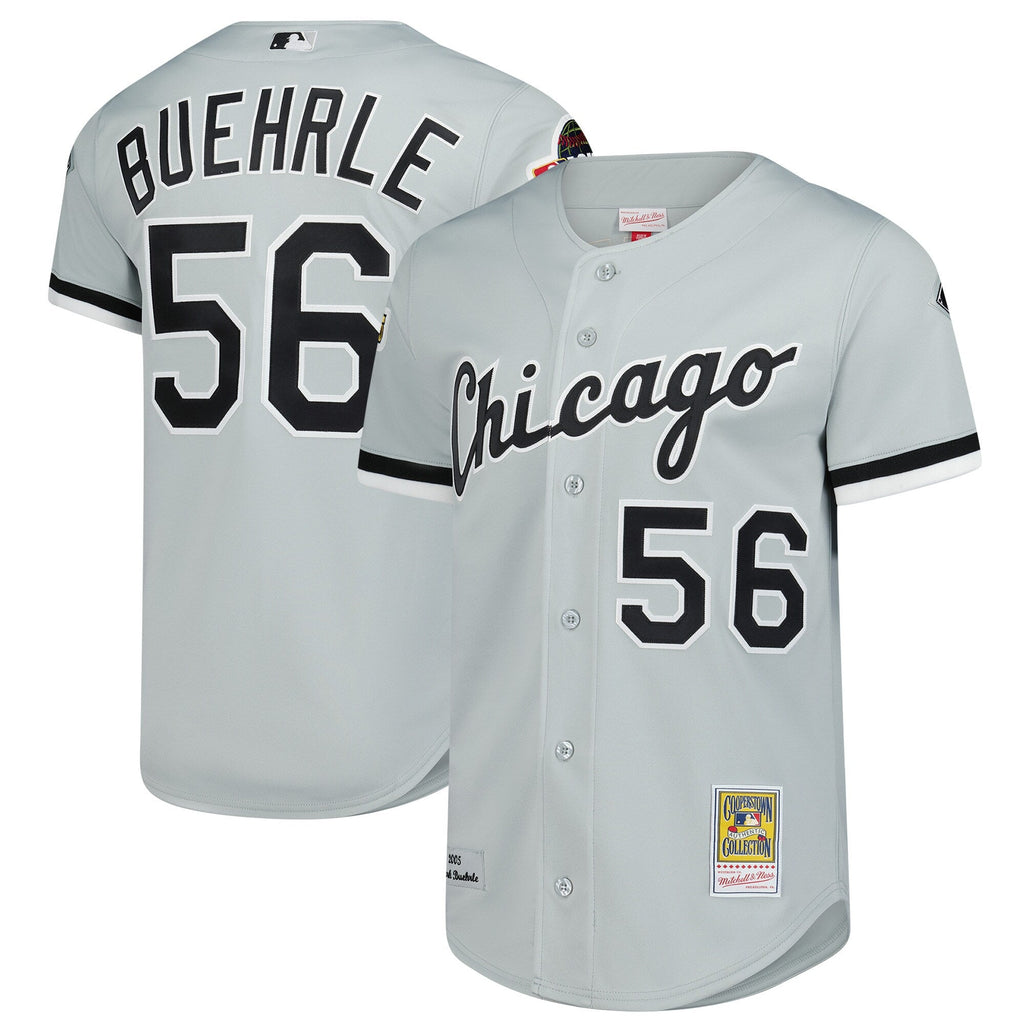 Chicago White Sox Mark Buehrle Gray 2005 Throwback Baseball Jersey