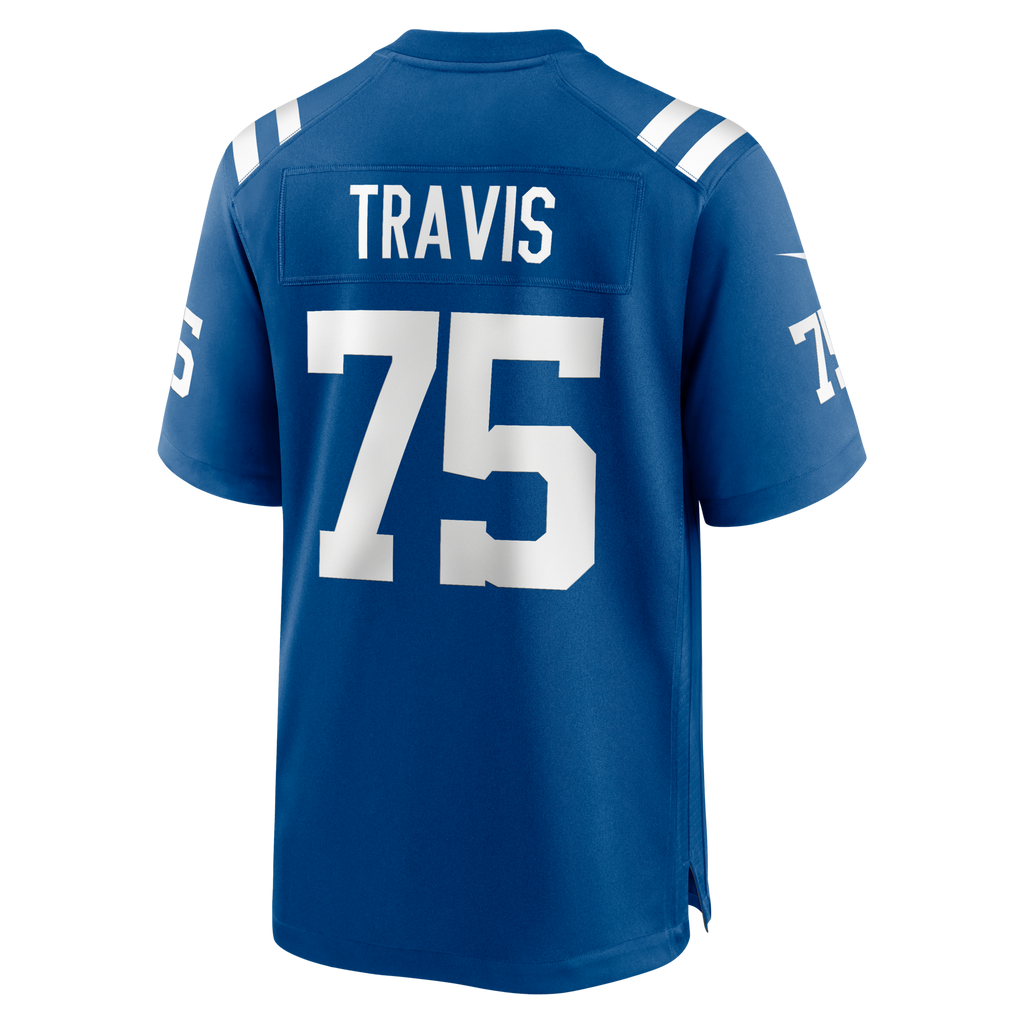 Indianapolis Colts Jalen Travis Royal Team Game Football Jersey