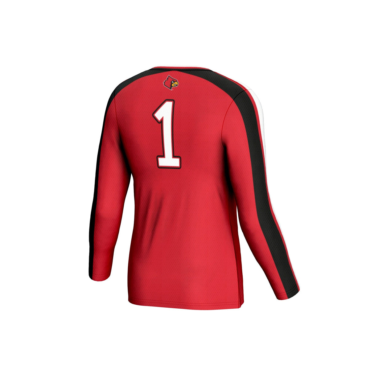 Louisville Cardinals #1 Lightweight Volleyball Fashion Jersey - Red