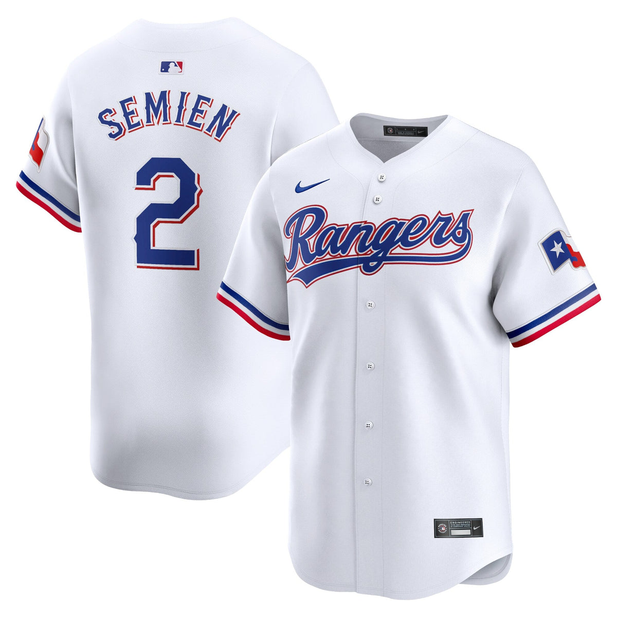 Texas Rangers Marcus Semien White Home Limited Player Baseball Jersey