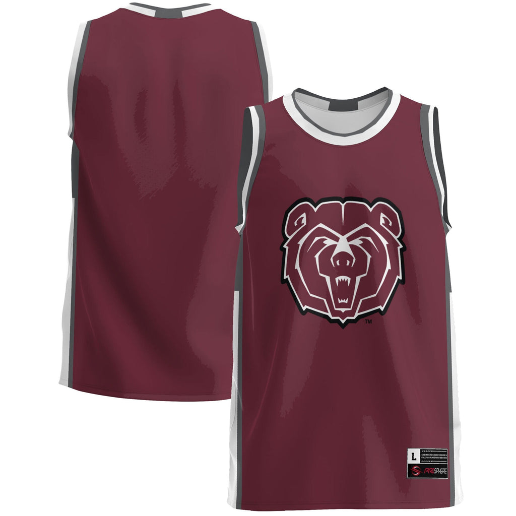 Missouri State University Bears Lightweight Basketball Jersey - Maroon