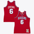 Philadelphia 76ers Julius Erving 82-83 Road Jersey - Scarlet
