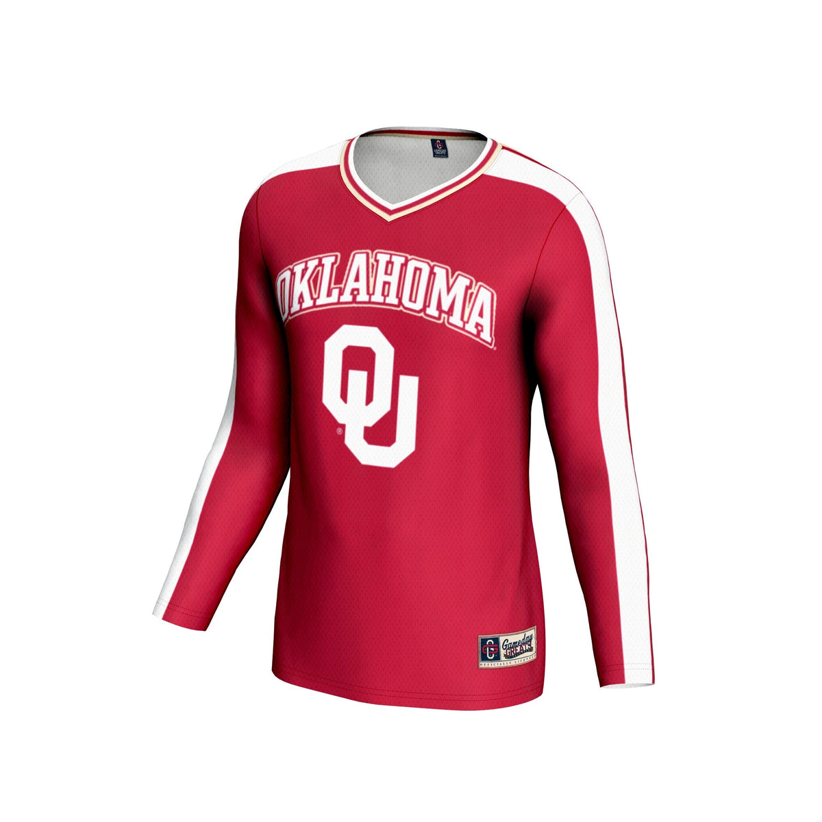 Oklahoma Sooners #1 Lightweight Volleyball Fashion Jersey - Crimson