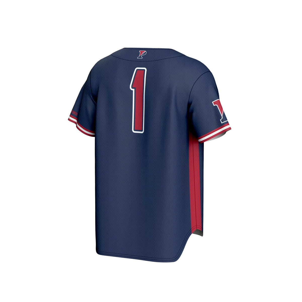 #1 Navy Pennsylvania Quakers Lightweight Baseball Jersey