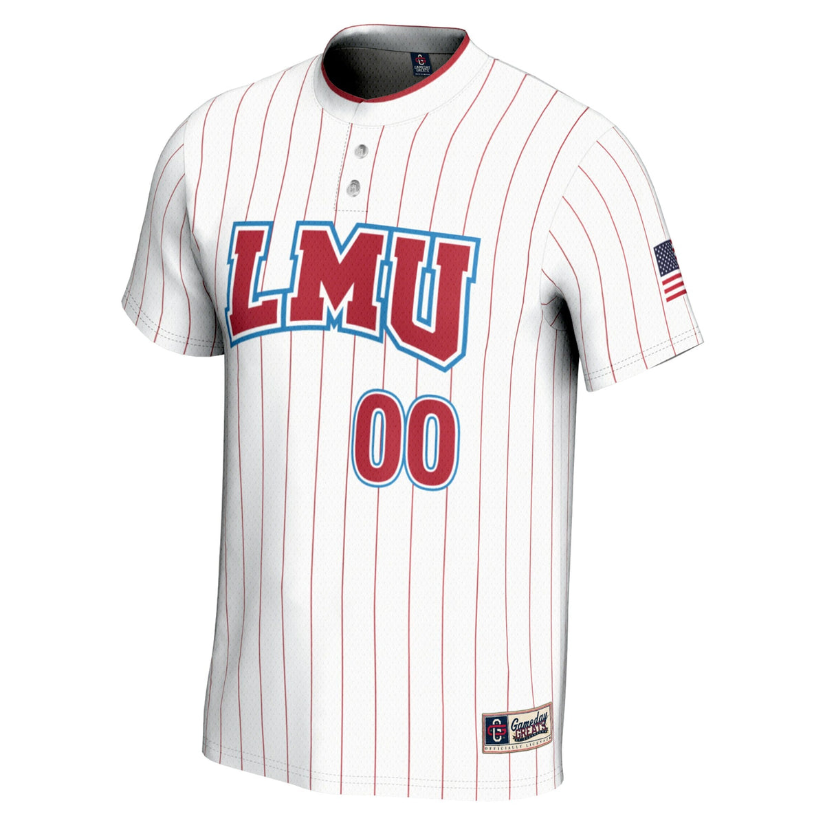 Loyola Marymount Lions NIL Pick-A-Player Softball Lightweight Jersey - White