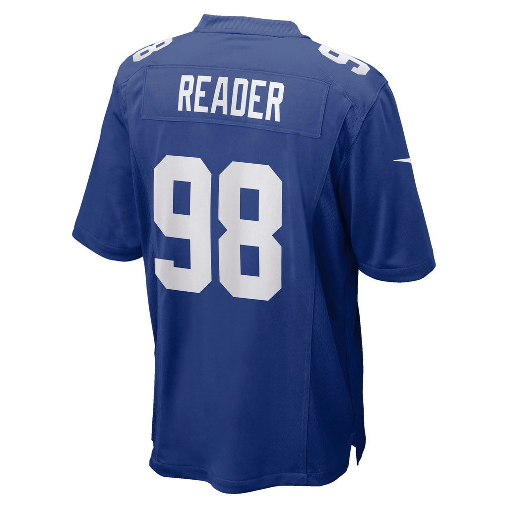 New York Giants D.J. Reader Royal Game Football Jersey