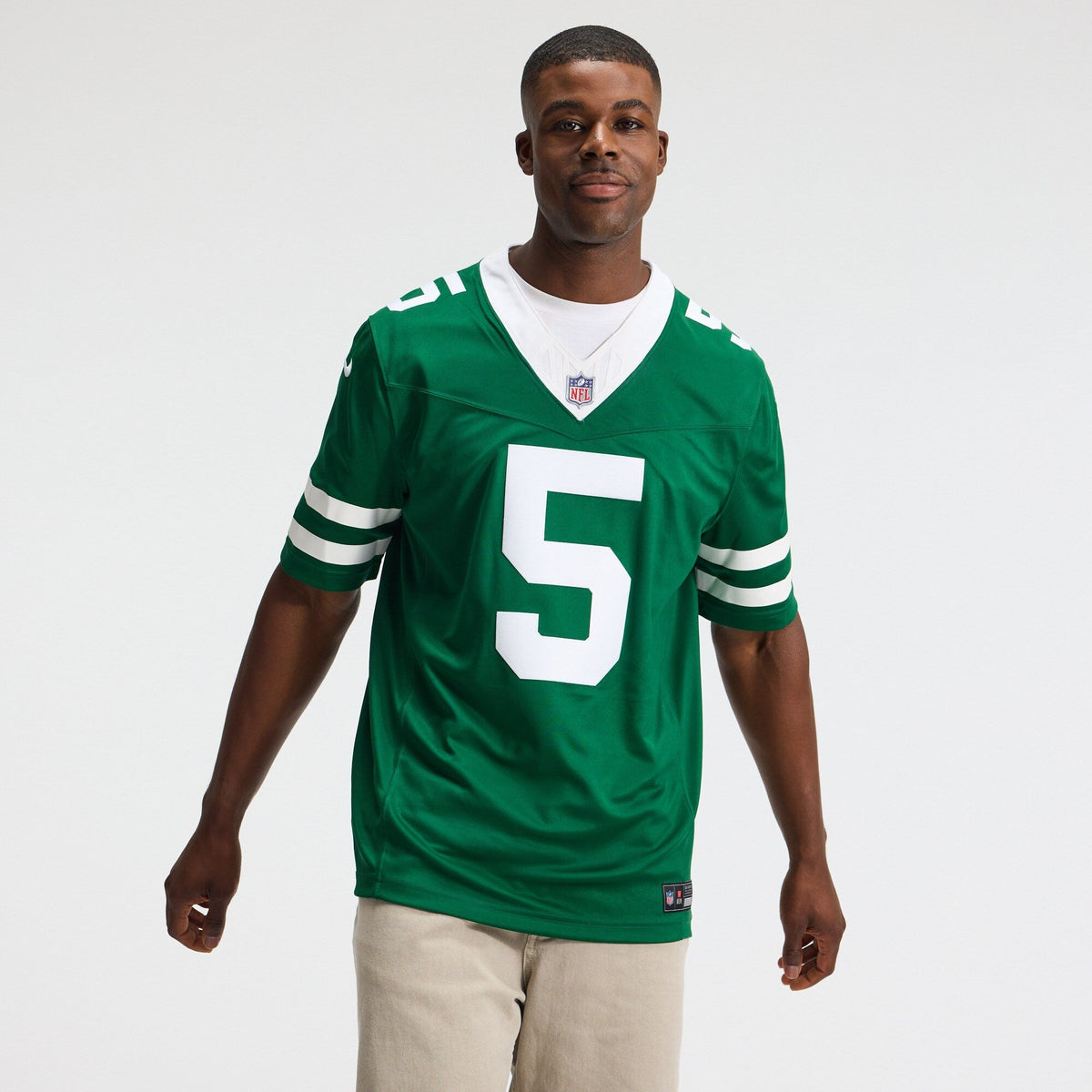 New York Jets Garrett Wilson Legacy Green Team Vapor F.U.S.E. Stitched Limited Football Jersey