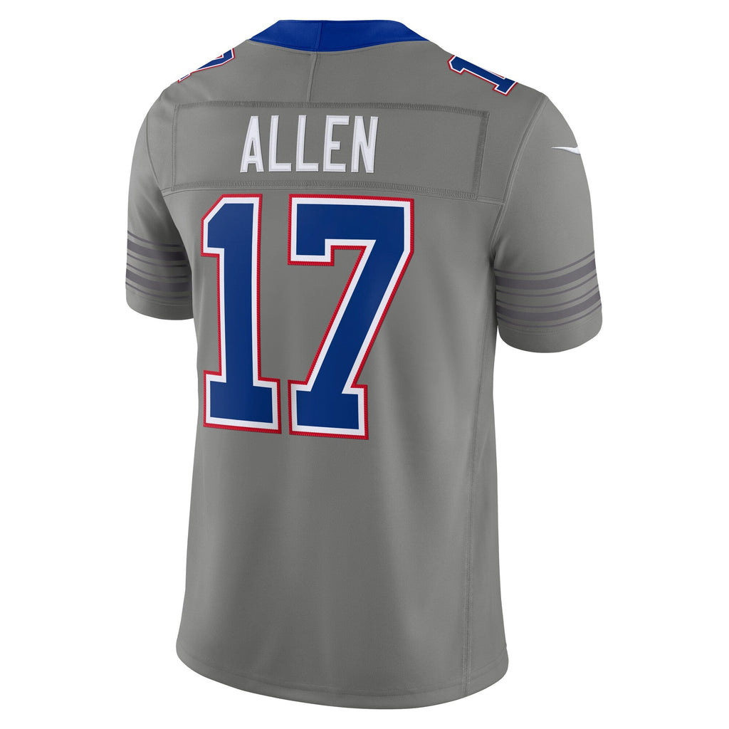 Buffalo Bills Josh Allen Gray Nickel City Vapor F.U.S.E. Stitched Limited Football Jersey