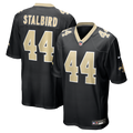 New Orleans Saints Isaiah Stalbird Black Team Game Football Jersey