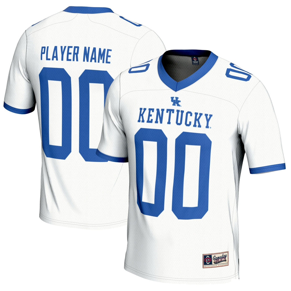 Kentucky Wildcats NIL Pick-A-Player Football Jersey - White