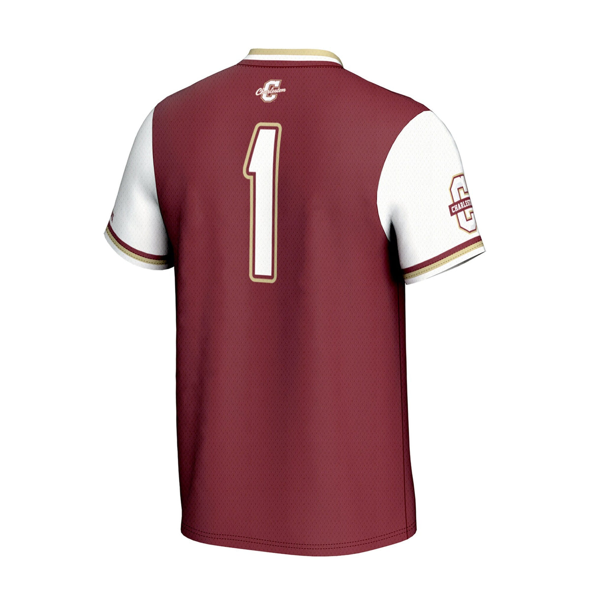 Charleston Cougars Lightweight Collegiate Softball Fashion Jersey - Maroon