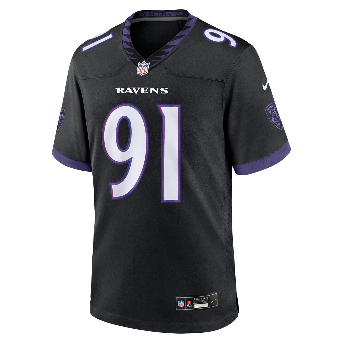 Baltimore Ravens Trey Hendrickson Black Alternate Game Football Jersey