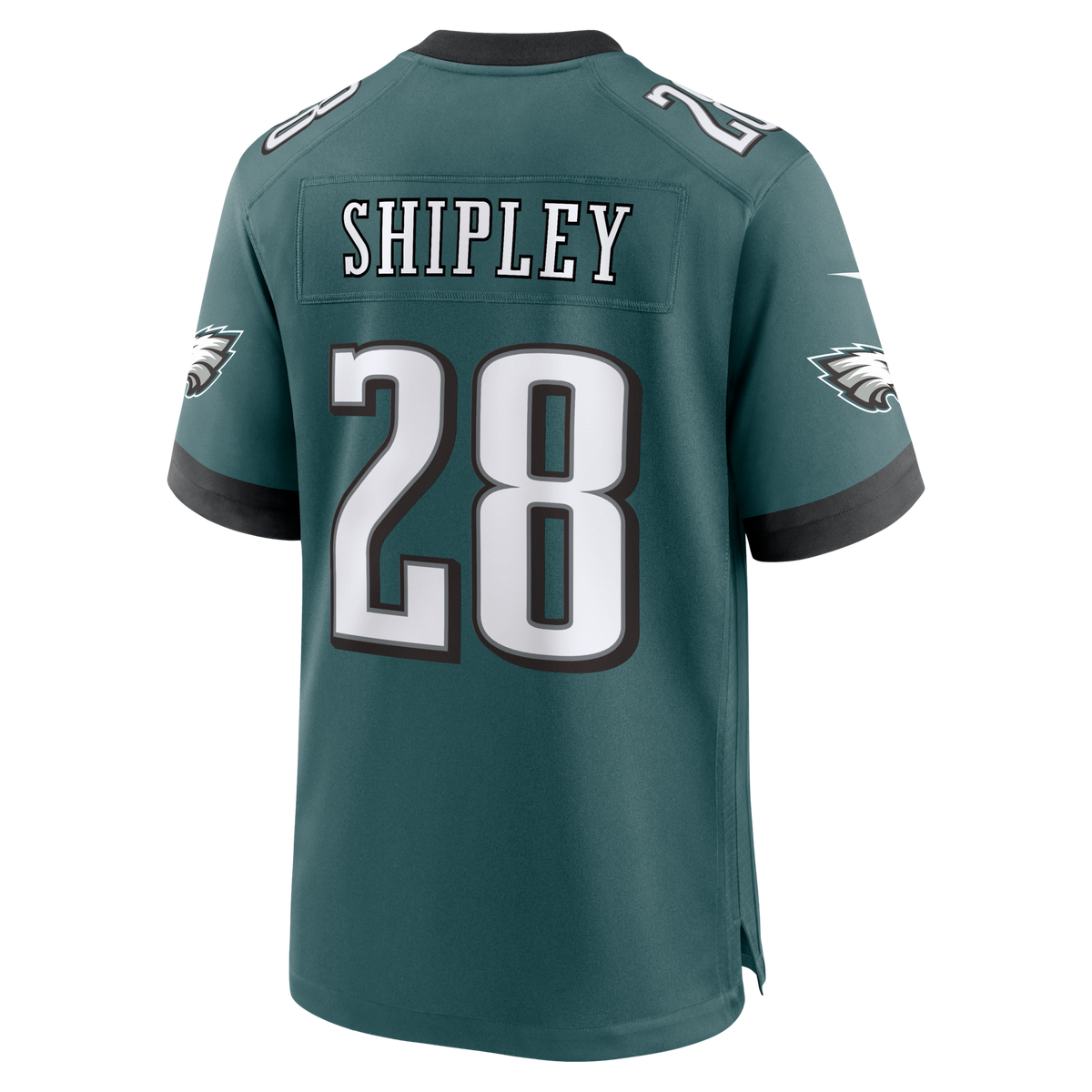Philadelphia Eagles Will Shipley Midnight Green Team Game Football Jersey