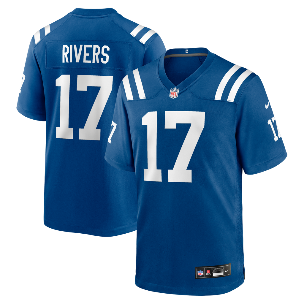 Indianapolis Colts Philip Rivers Royal Game Football Jersey