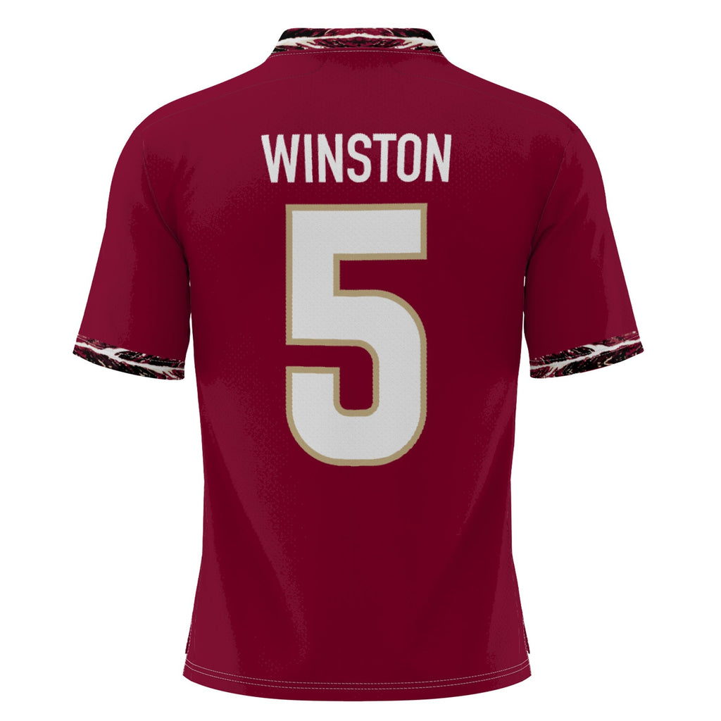 Jameis Winston Garnet Florida State Seminoles Heisman Football Jersey