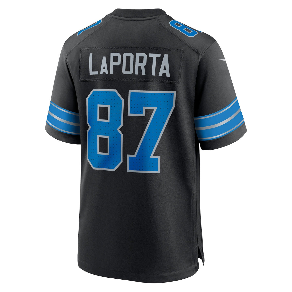 Detroit Lions Sam LaPorta Black 2nd Alternate Game Football Jersey