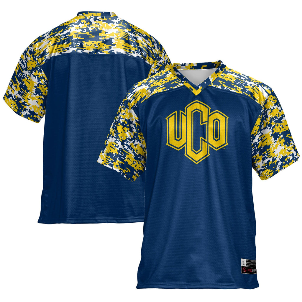 Central Oklahoma Bronchos Football Jersey - Blue