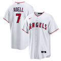Los Angeles Angels Jo Adell White Home Replica Baseball Jersey