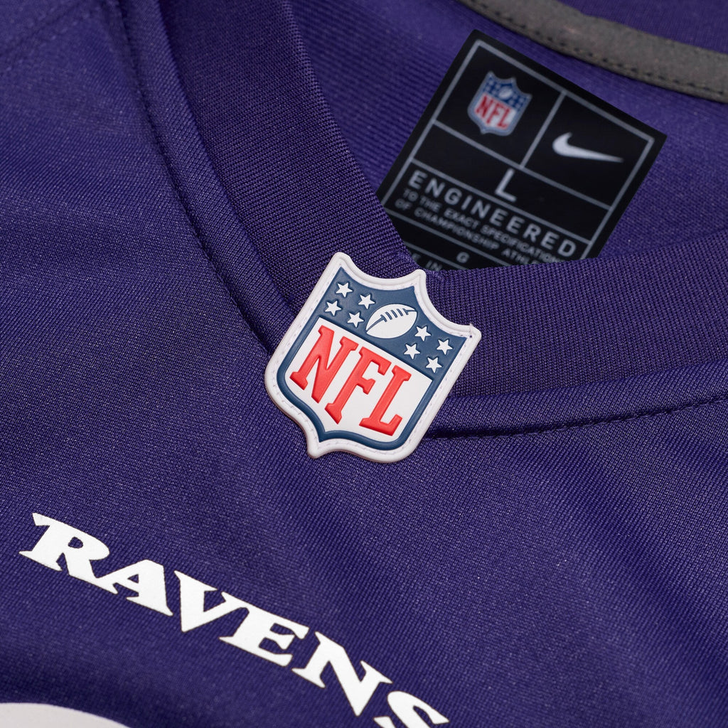 Baltimore Ravens Zay Flowers Purple Game Football Jersey