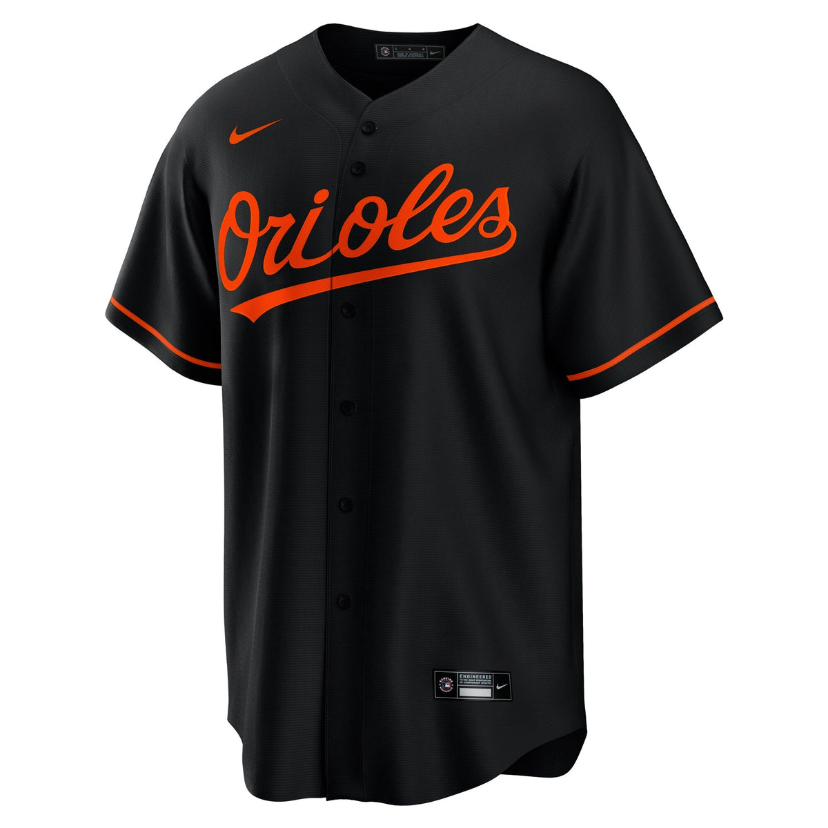 Baltimore Orioles Adley Rutschman Black Alternate Replica Player Baseball Jersey