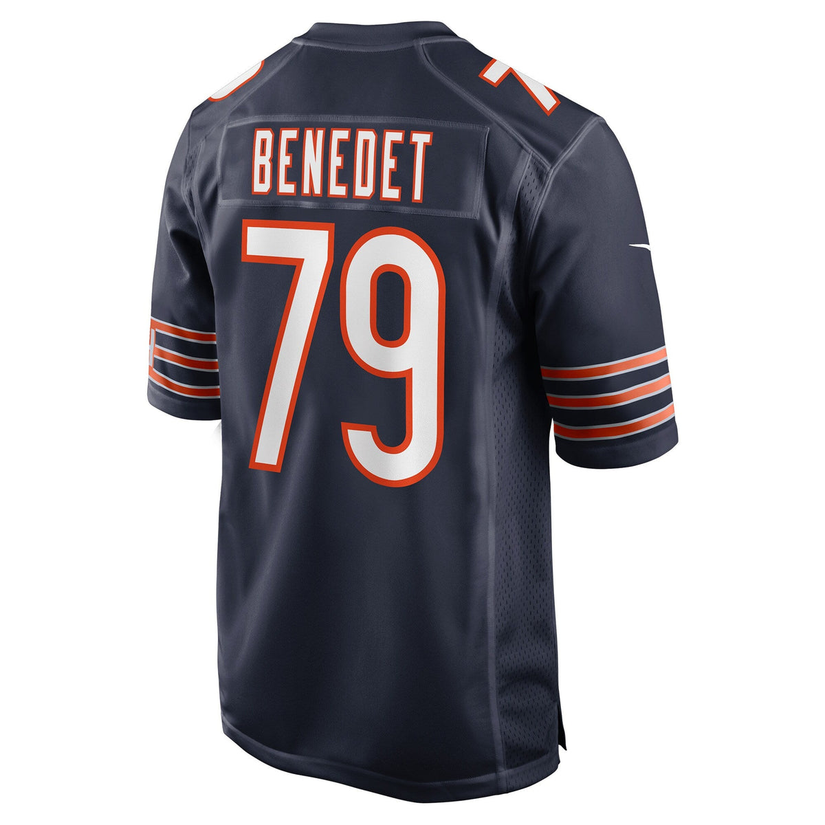 Chicago Bears Theo Benedet Navy Team Game Football Jersey