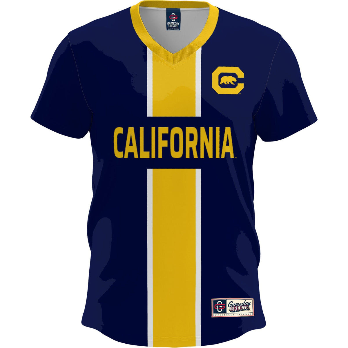 Navy Cal Bears Lightweight Soccer Fashion Jersey