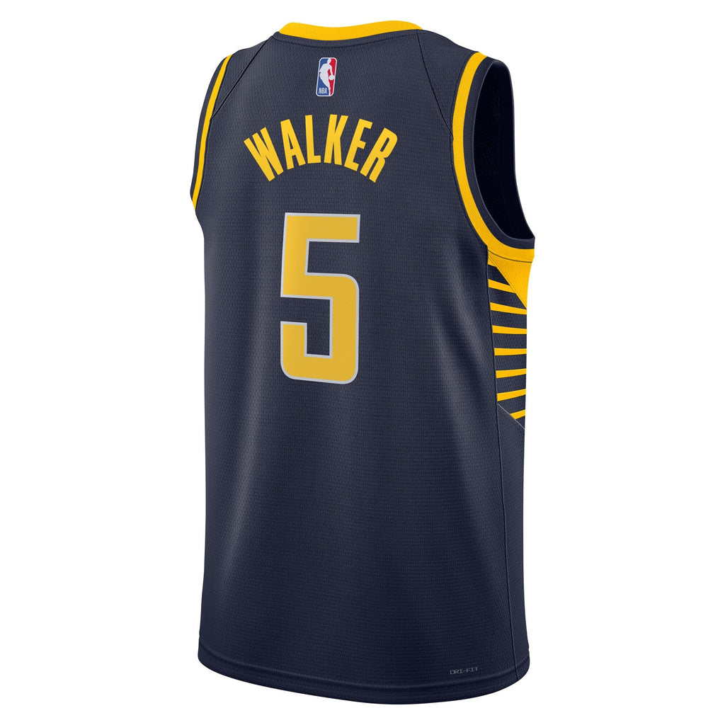 Indiana Pacers Icon Edition Swingman Jersey - Navy - Jarace Walker