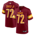 Washington Commanders Josh Conerly Jr. Burgundy Team Game Football Jersey