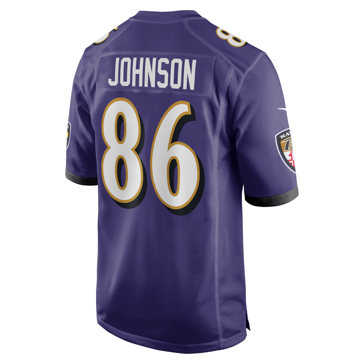 Baltimore Ravens Cornelius Johnson Purple Team Game Football Jersey