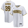 San Diego Padres JP Sears White Home Replica Baseball Jersey
