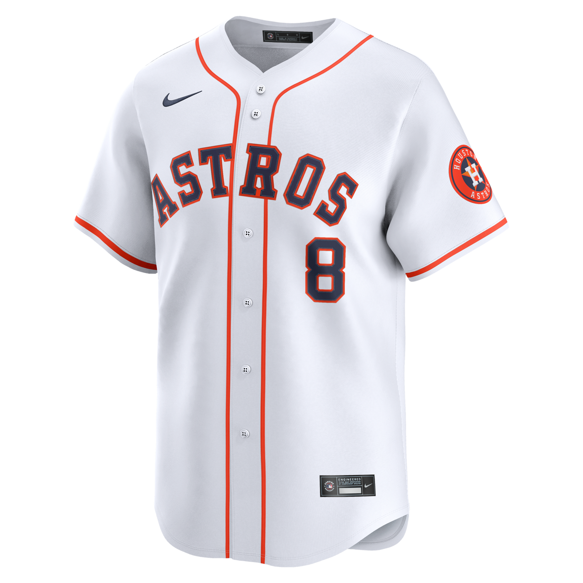 Houston Astros Christian Walker White Home Limited Player Baseball Jersey