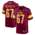Washington Commanders Nick Allegretti Burgundy Game Football Jersey