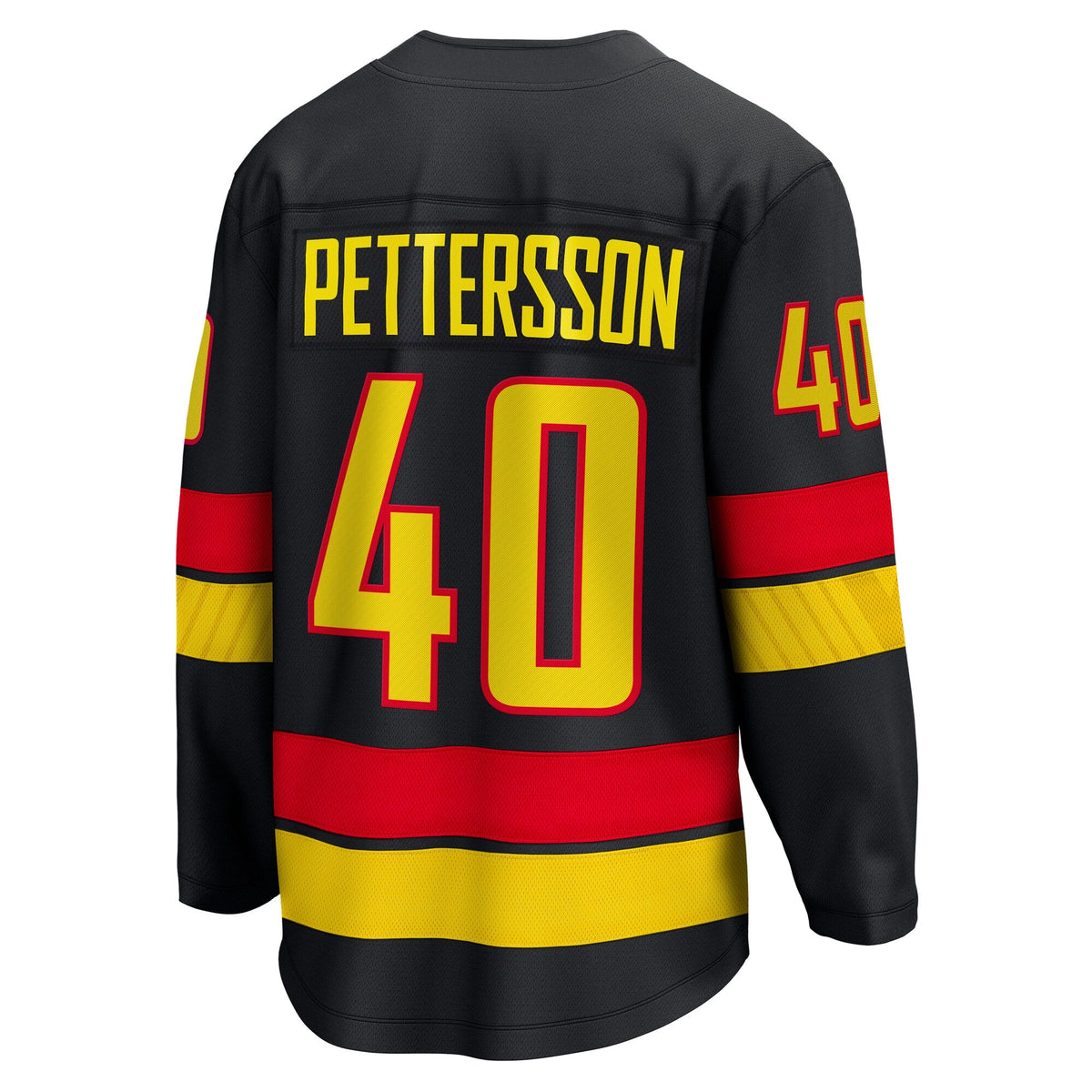 Vancouver Canucks Elias Pettersson Black Breakaway Hockey Jersey