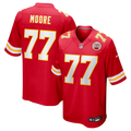 Kansas City Chiefs Jaylon Moore Red Team Game Football Jersey