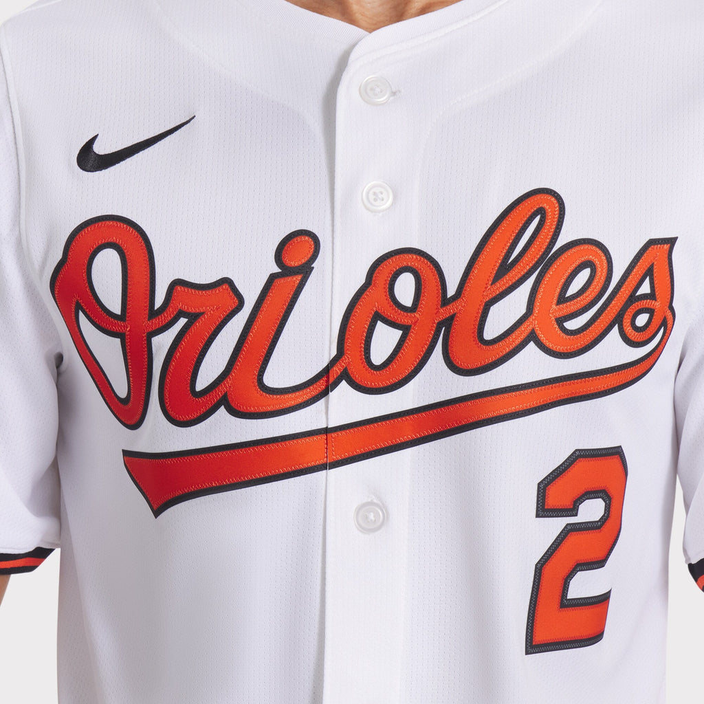Baltimore Orioles Gunnar Henderson White Home Limited Player Baseball Jersey