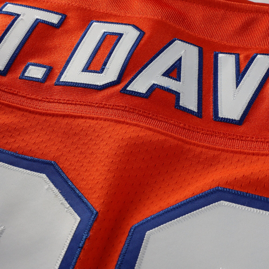 Denver Broncos Terrell Davis Orange 1995 Throwback Retired Player Football Jersey
