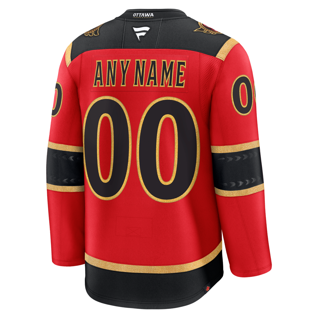 Ottawa Senators Red Alternate Custom Premium Jersey