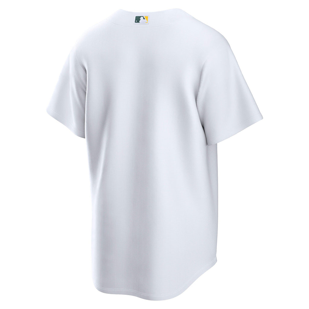 Athletics White Home Replica Baseball Jersey