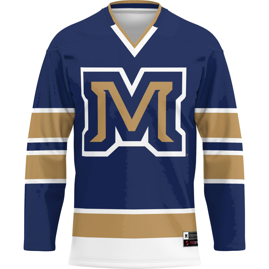 Blue Montana State Bobcats Hockey Jersey
