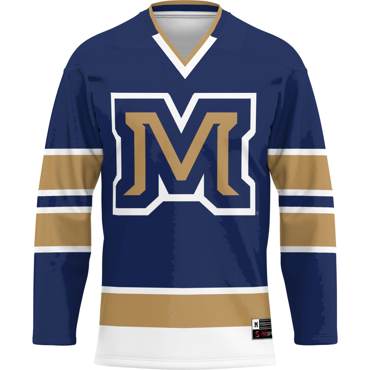Blue Montana State Bobcats Hockey Jersey