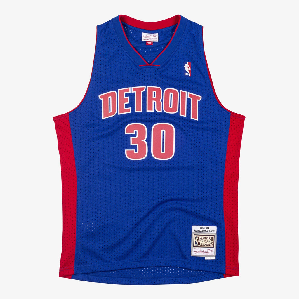 Detroit Pistons Rasheed Wallace 2003 Swingman Jersey - Royal Blue