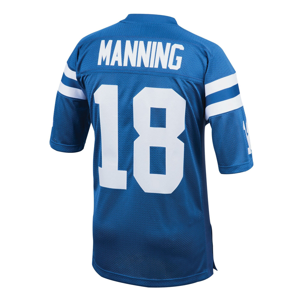 Indianapolis Colts 1998 Peyton Manning Royal Throwback Retired Player Football Jersey