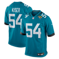 Jacksonville Jaguars Jack Kiser Teal Team Game Football Jersey