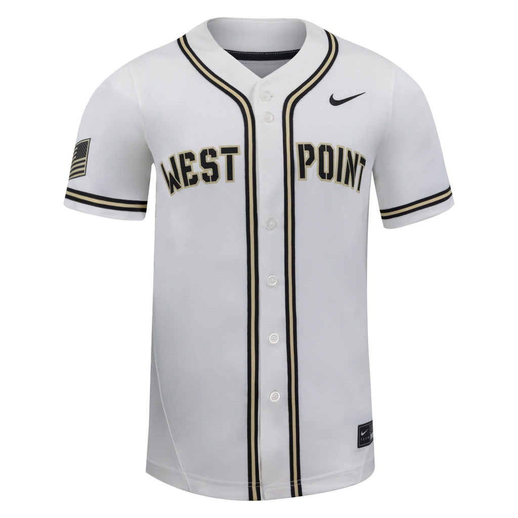 White Army Black Knights Replica Baseball Jersey
