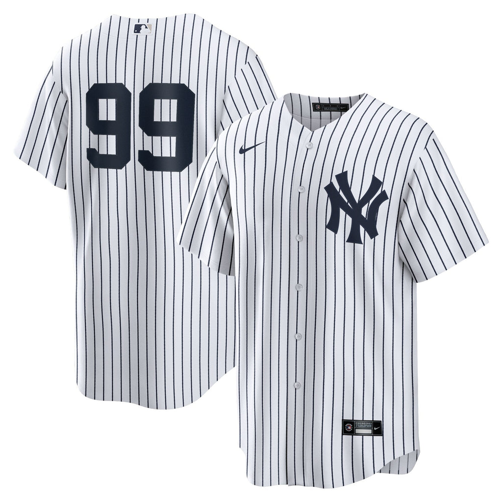 New York Yankees Aaron Judge White Home Replica Player Name Baseball Jersey