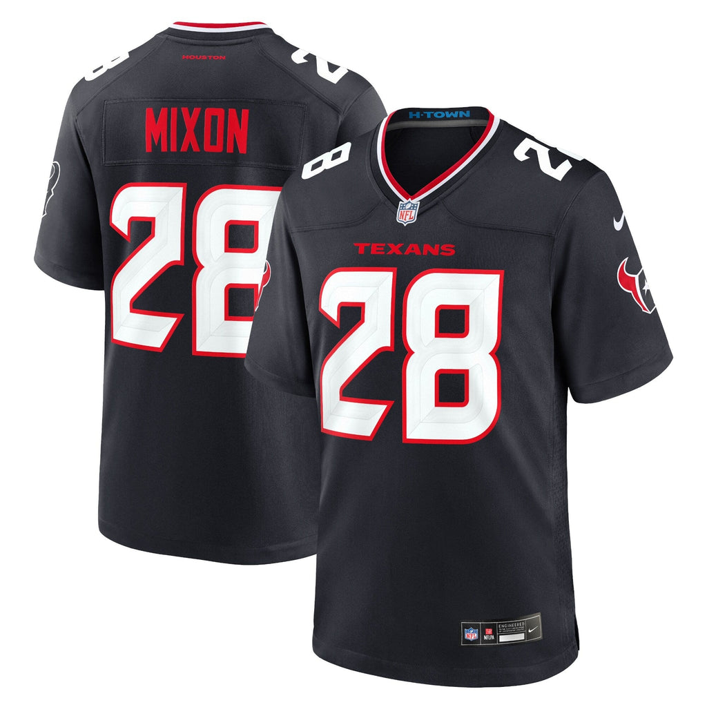 Houston Texans Joe Mixon Navy Game Football Jersey