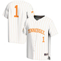 #1 White Tennessee Volunteers Lightweight Baseball Jersey